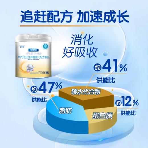 爱优诺优键力特殊医学用途早产\低出生体重婴儿配方食品 商品图5