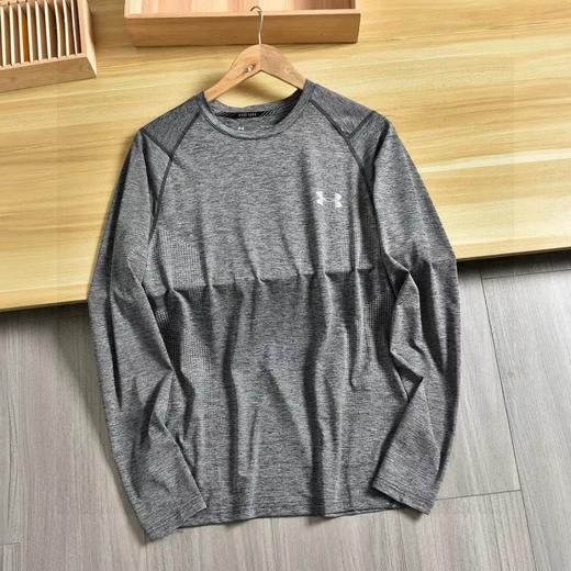 F031457春季运动打底衫外穿男士轻薄速干健身长袖T恤衫 商品图2