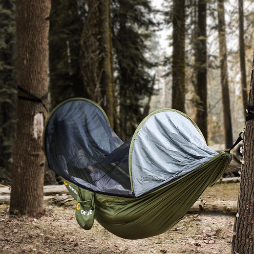 【防蚊双层吊床】洛克猩球RockApe 防蚊双层吊床户外加厚加宽吊床户外休闲秋千野营露 商品图7