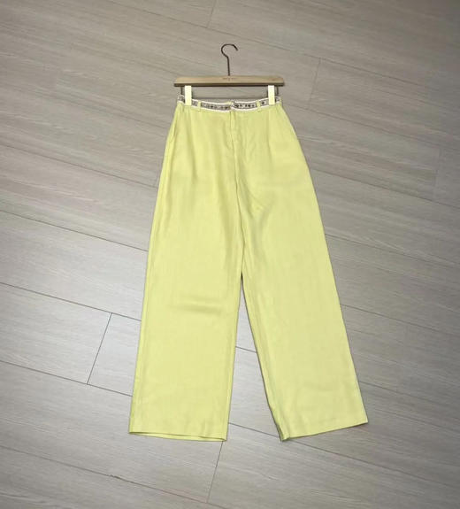 新款春夏亚麻天丝直筒裤 商品图1