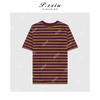03-3潘依绣丁丁宠粉韩系慵懒撞色条纹短袖T恤Q65428 商品缩略图1