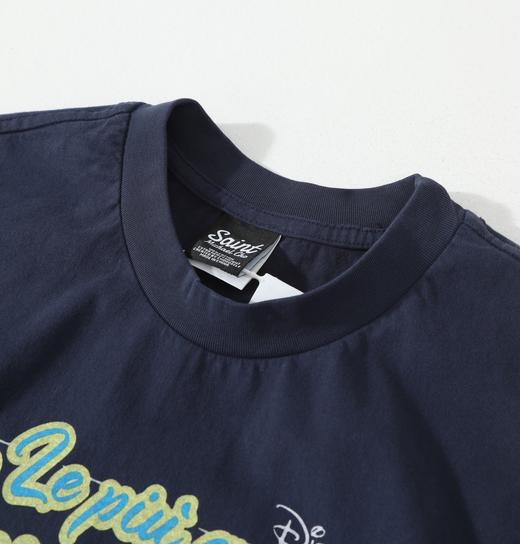 点此购买 Saint Disney米奇&星球大战三方联名限定重磅做旧高街短袖T恤 ms 342369 商品图13