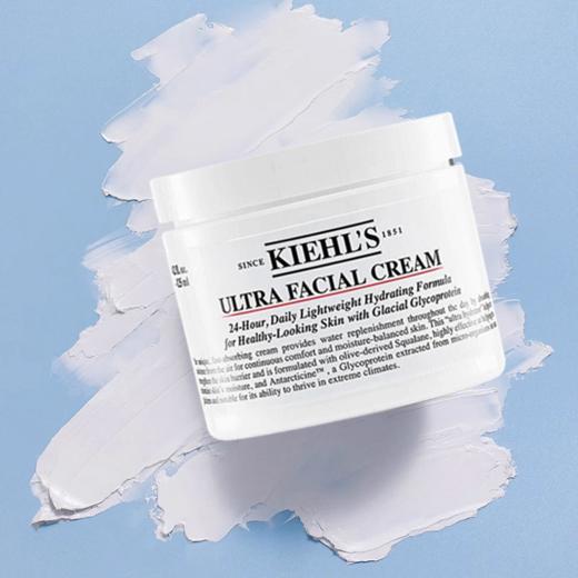 春季焕新【全球购-买一送一+送限定礼盒】Kiehl'S科颜氏白泥面膜125ml*1+科颜氏高保湿面霜125ml+礼盒礼袋 商品图6