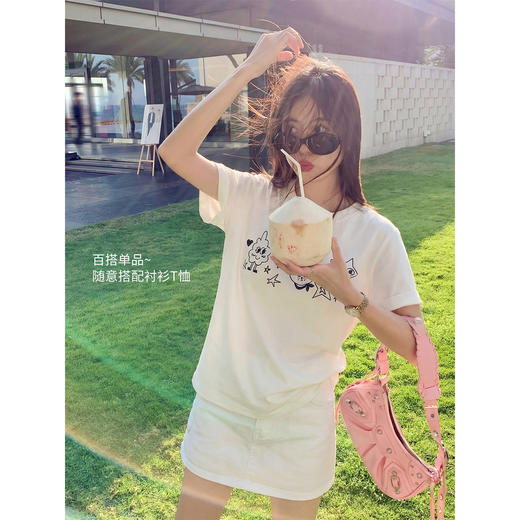 <曾小咸推荐>韩系高腰包臀半身裙女短裙 商品图2