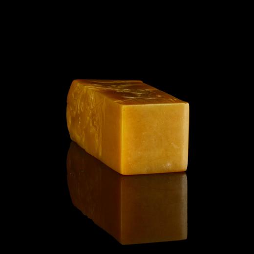 孤品17931老挝田黄博意方章带皮料收藏章落款章2.0*2.0*6.1cm 商品图4