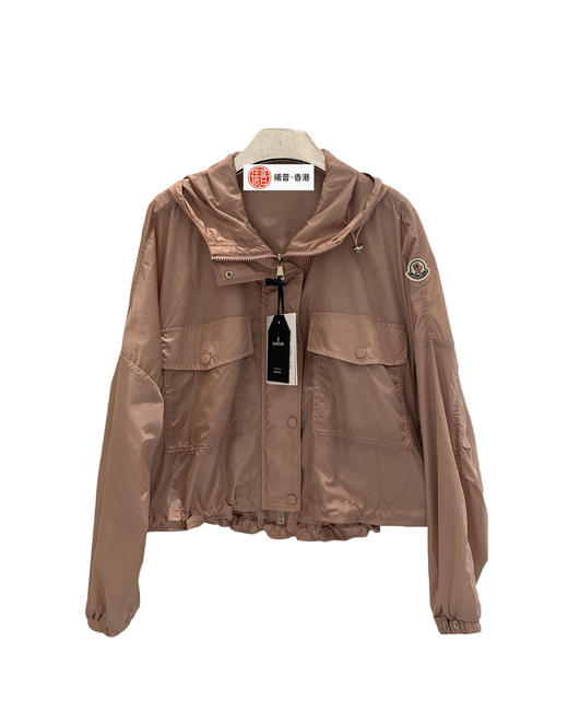 女款短款连帽宽松风衣外套fe018 商品图0