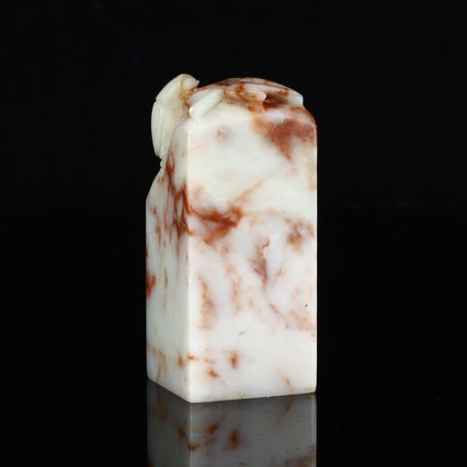 孤品17916老挝石红花富甲一方钮章大方章书画落款章3.4*3.4*7.8cm 商品图2