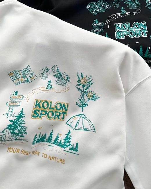 F031412新款防静电露营图案双层华棉连帽圆领男女同款卫衣 商品图10