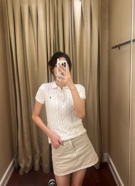 中性款纯棉短袖针织polo衫zh 商品图4