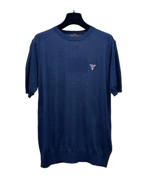 男款刺绣短袖针织衫la020