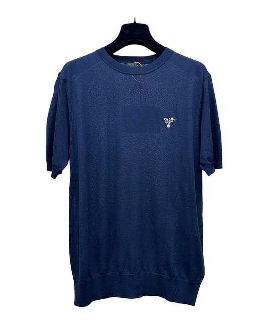 男款刺绣短袖针织衫la020 商品图0