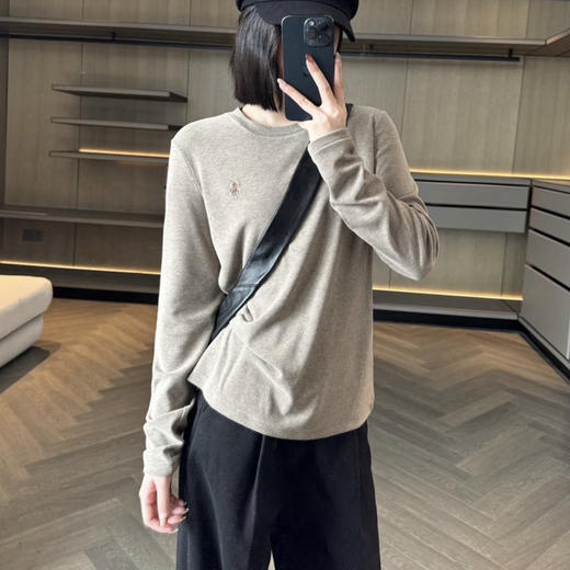 rl拉夫lao伦女士小标圆领长袖衫打底衫031403 商品图0