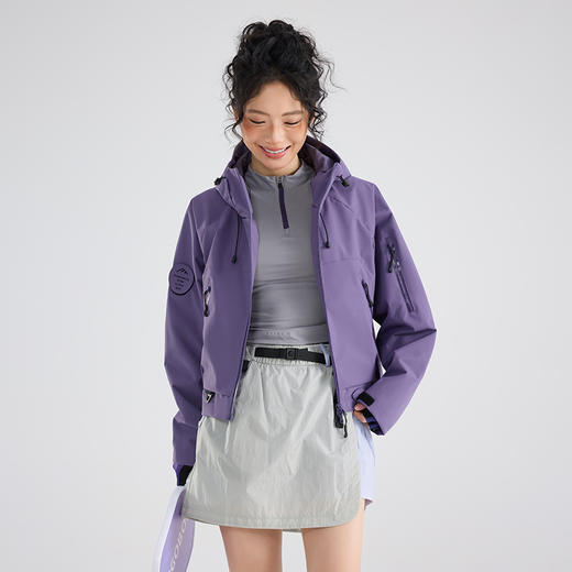 意大利Leaveland枫叶品牌 女短款26889/男女款26888冲锋外套 潮流版型 防水防风透气 商品图3