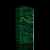 孤品17919翡翠绿孔雀绿石书画落款章藏书章2.0*2.0*4.8cm 商品缩略图1