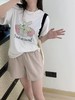 F031407卡通小狗看书印花圆领二次元减龄少女感短袖T恤 商品缩略图14