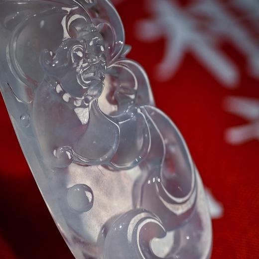 寒烟清欢·木纳祥瑞佩
 18k 金镶嵌翡翠挂件 商品图1