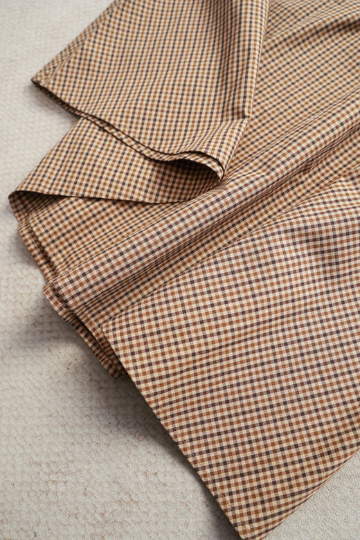 复古奇遇|文艺贴袋格子裙 商品图7