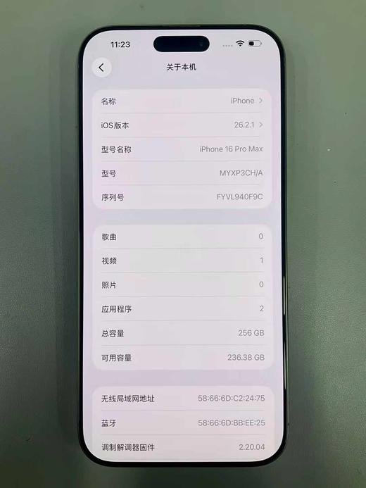 苹果16promax 256G 沙漠金 电池效率89% 成色98新 6699 商品图4