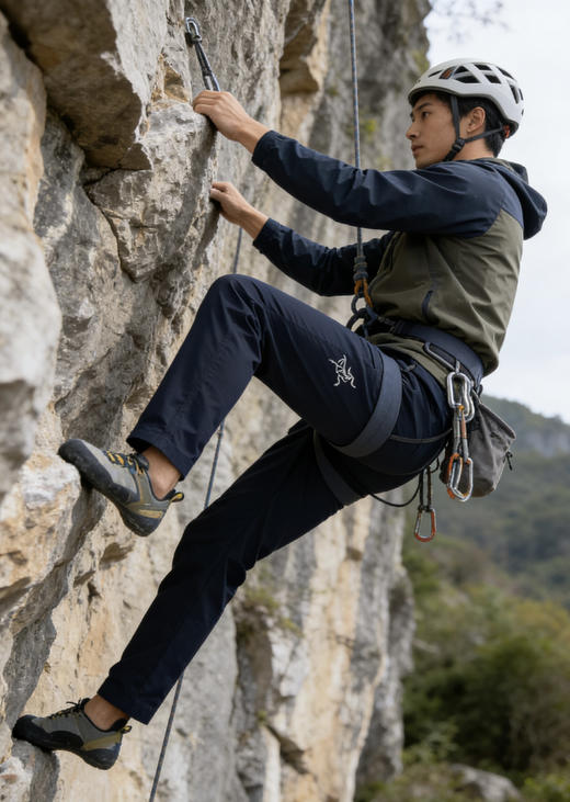 休闲运动通勤始祖鸟轻量防刮工装直筒裤 商品图1