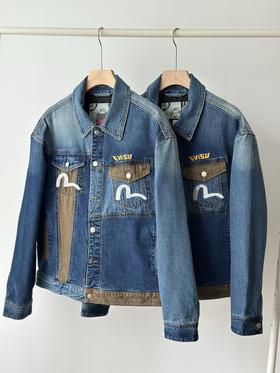 EV海鸥解构风格拼接 牛仔外套