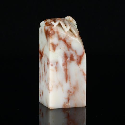 孤品17916老挝石红花富甲一方钮章大方章书画落款章3.4*3.4*7.8cm 商品图1