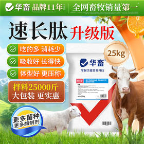 华畜 速长肽升级版 吃得多 消耗少 吸收好 长得快 体型好 更压秤