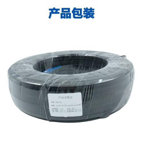 批发【成品@皮线】电信光纤线室外1/2芯3钢丝皮线光缆单模双芯跳线成品sc户外延长线 商品图4