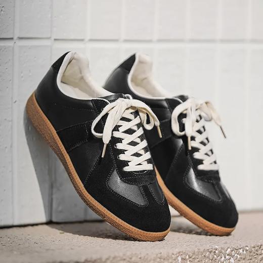 黑白两色/复古德训鞋 软底软面牛皮版本【升级】数字鞋底 商品图5