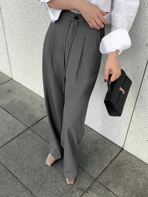 马*拉同款醋酸天丝西裤 商品图3