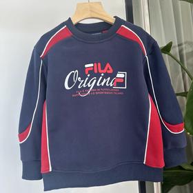 F031418春季新款复古校园风单品系列假两件长T拼色儿童卫衣