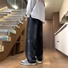 F031433春秋新款情侣侧边十字架串形水洗卫裤运动休闲运动拖地裤 商品缩略图2