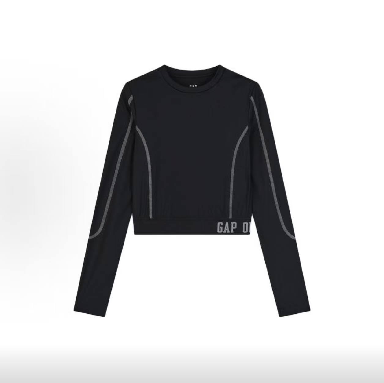 GAP女短款运动上衣49.9元（线下同步销售，不一定有货）657597-TD