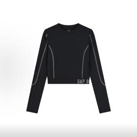 GAP女短款运动上衣49.9元（线下同步销售，不一定有货）657597-TD