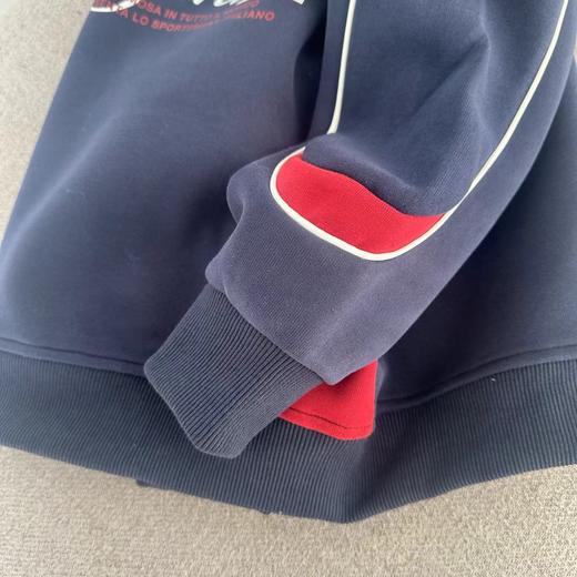 F031418春季新款复古校园风单品系列假两件长T拼色儿童卫衣 商品图10