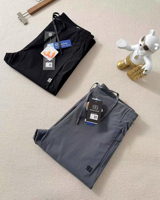 F031497男士松紧腰围休闲梭织运动速干舒适透气长裤 商品图3