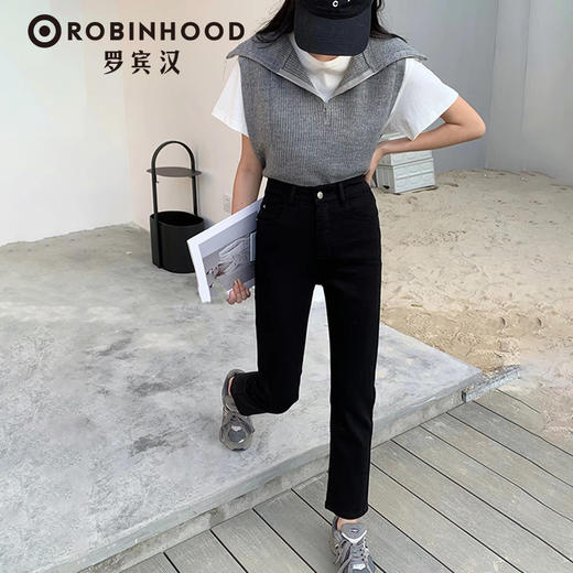 罗宾汉-莱赛尔弹力牛仔裤（烟管） 商品图2