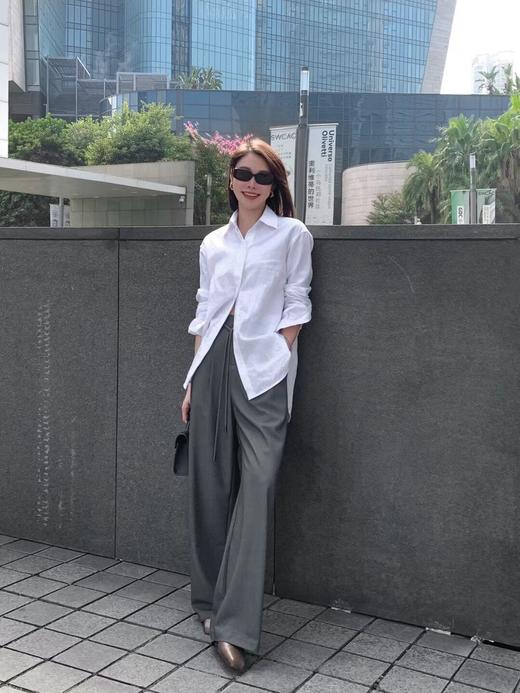 马*拉同款醋酸天丝西裤 商品图1