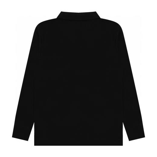 F031484红色战马小标刺绣情侣翻领Polo衫长袖上衣 商品图2