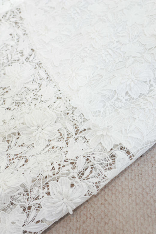 怀瑾佳人|温柔优雅钩花半裙（法国进口蕾丝） 商品图2