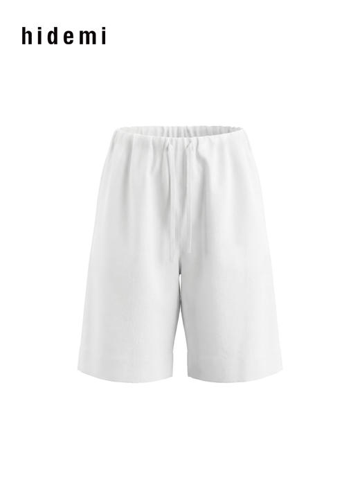 hidemi副线小h 简约休闲全棉抽绳短裤休闲裤 商品图10
