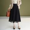 「自」全新升级【铂金会员137/天猫179/差价42】(71347)洛诗琳网纱A字垂感半身裙女2026新款高腰显瘦中长百褶裙 商品缩略图1