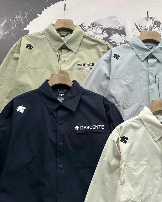 F031494四色新款抗皱免烫长袖衬衣外套男女同款户外运动衬衫 商品图1