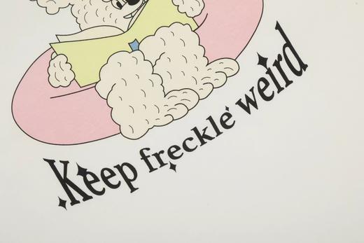 F031407卡通小狗看书印花圆领二次元减龄少女感短袖T恤 商品图3