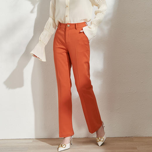 剩S 芳外春季新款气质职场风纯色西装裤修身显瘦长款休闲裤女0294 商品图2