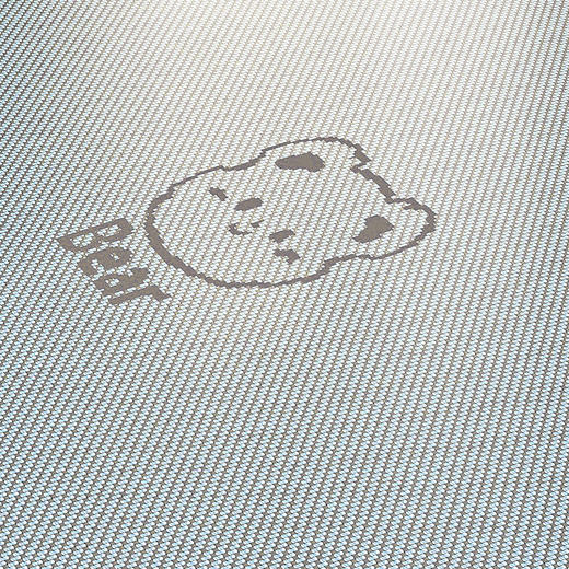 【品牌直发】加倍生活 刺绣加宽包边冰藤席三件套-甜蜜熊系列 6色可选 yc0415018 商品图1