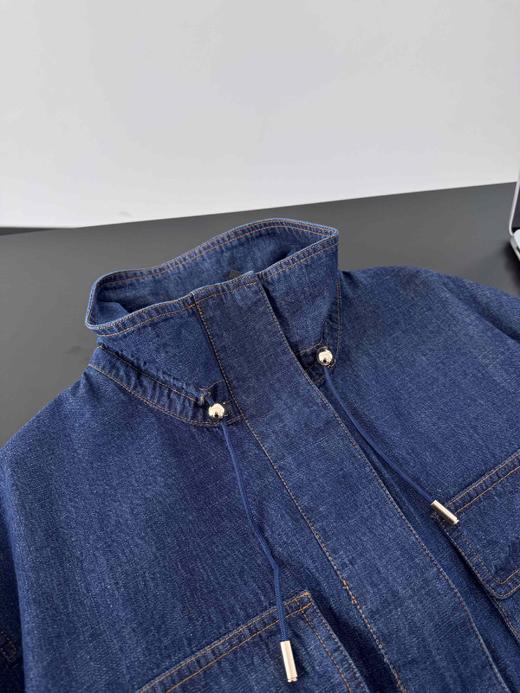 YAY* 雅*同款抽绳收腰工装风牛仔外套 商品图9