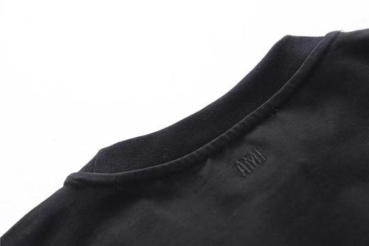 F031449黑金系列大爱心短袖情侣款男女OS毛巾绣T恤 商品图7