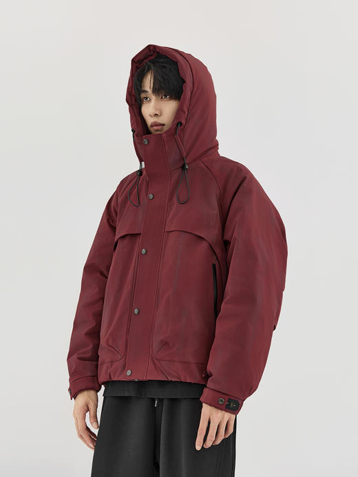 【新品上新】HX 冬季短款带帽羽绒服S100544088101 商品图1