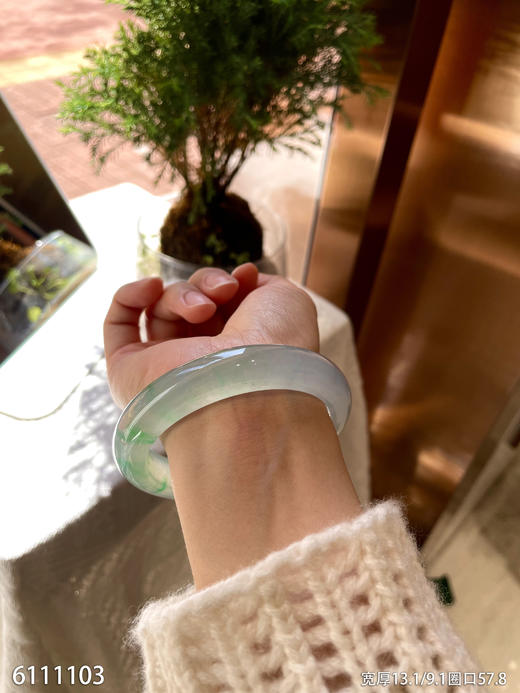 飘翠手镯【6111103】圈口57.8~具体价格微信咨询 商品图4