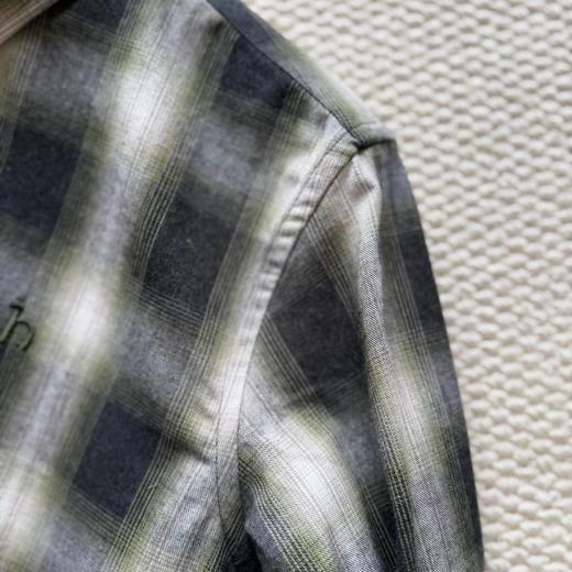 F031468秋季男士休闲通勤柔软透气衬衣长袖衬衫潮 商品图8